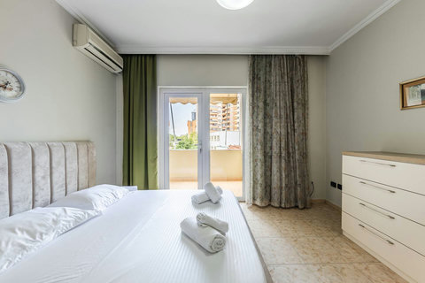 Bedroom 1 with a double bed