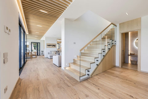 Living room (Stairs to the first floor)