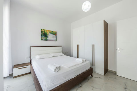 Bedroom 1 with a double bed