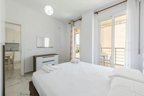 Bedroom 1 with a double bed