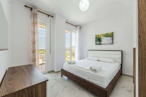 Bedroom 1 with a double bed