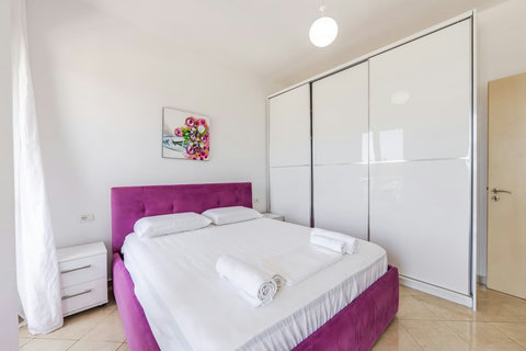 Bedroom 1 with a double bed