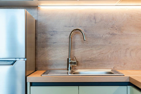 Fully-equipped kitchen details