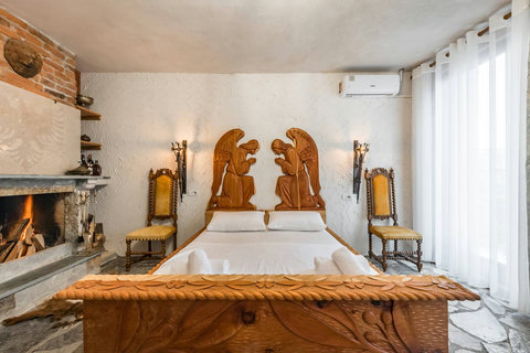 Bedroom 1 with a double bed