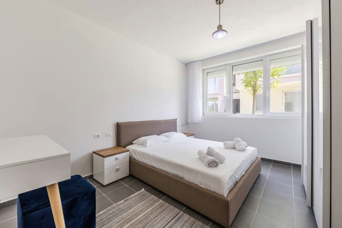 Bedroom with a double bed