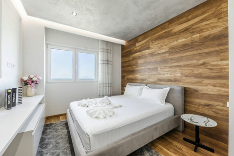 Bedroom 1 with a double bed