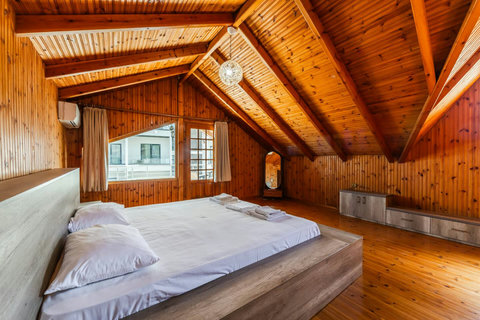 Bedroom 1 with a double bed