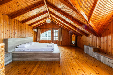 Bedroom 1 with a double bed