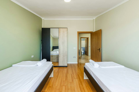 Bedroom 2 with two single beds