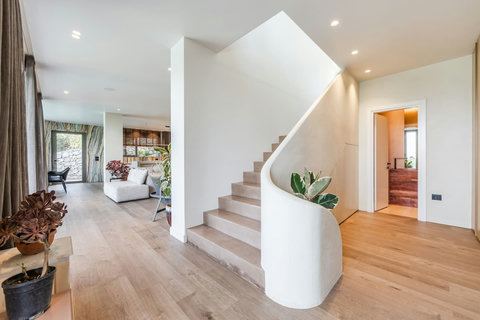 Living room (Stairs to the first floor)