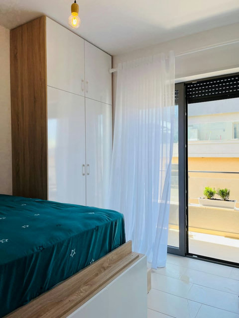 Bedroom 1 with a double bed