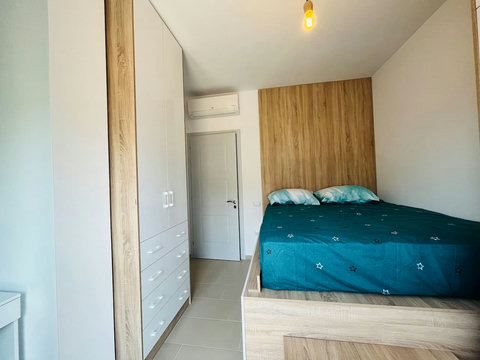 Bedroom 1 with a double bed