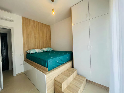 Bedroom 1 with a double bed