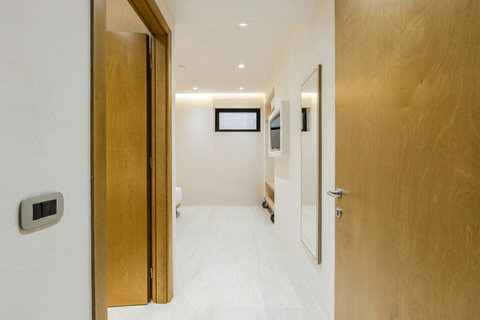 Bedroom 5 with a double bed (ground floor)