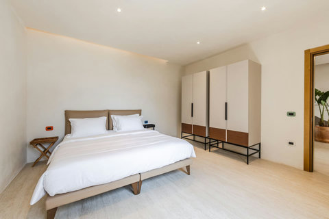 Bedroom 1 with a double bed (ground floor)