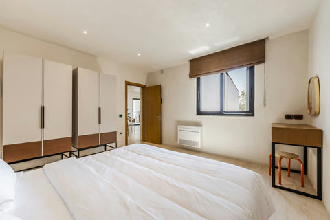Bedroom 1 with a double bed (ground floor)