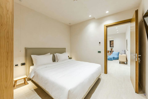 Bedroom 3 with a double bed (ground floor)