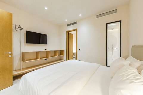 Bedroom 4 with a double bed (ground floor)