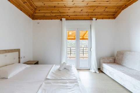 Bedroom 1 with a double bed