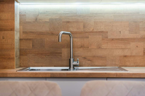 Fully-equipped kitchen details