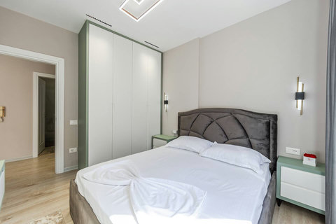 Bedroom 1 with a double bed