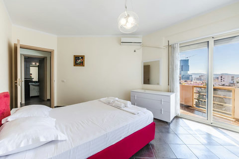 Bedroom 1 with a double bed