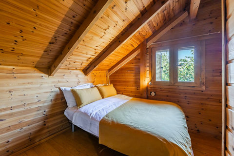 Bedroom 3 located in the first floor with a double bed