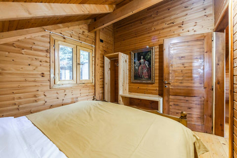 Bedroom 2 located in the first floor with a double bed