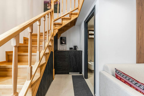 Stairs to the first floor