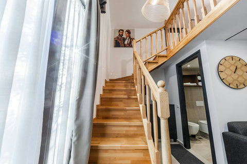 Stairs to the first floor