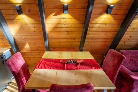 Fully-equipped kitchen and dining area