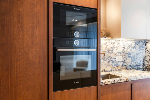 Fully-equipped kitchen details