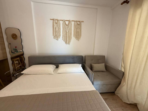 Bedroom with a double bed