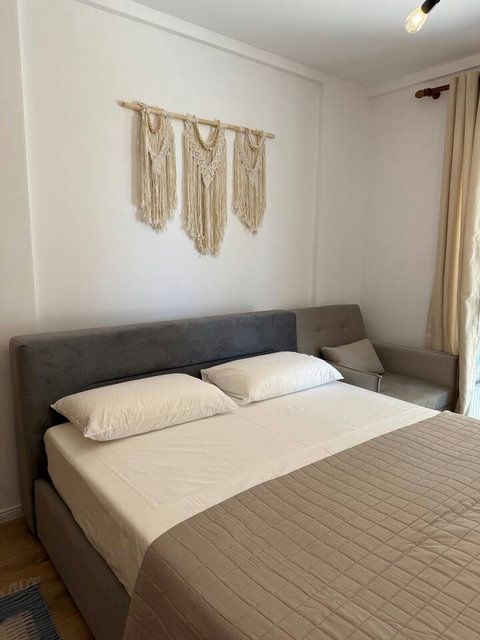 Bedroom with a double bed