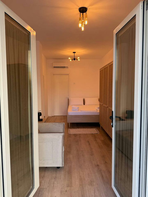 Bedroom with a double bed