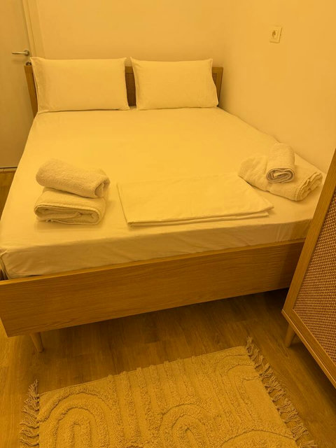 Bedroom with a double bed