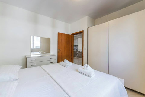 Bedroom 1 with a double bed