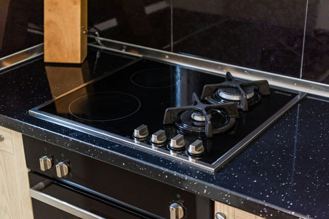 Fully-equipped kitchen details