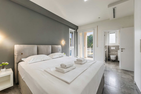 Bedroom 1 with a double bed (First floor)