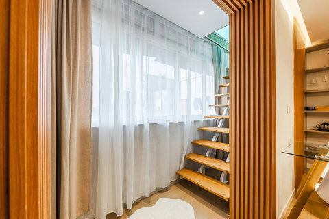 Stairs to the terrace