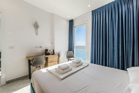 Bedroom 1 with a double bed