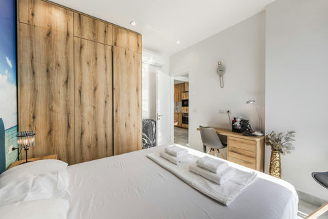 Bedroom 1 with a double bed