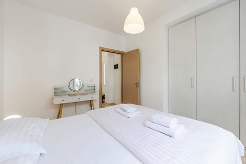 Bedroom 1 with a double bed