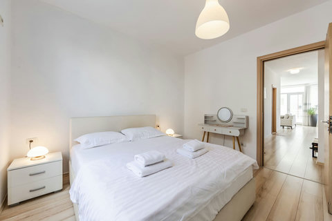 Bedroom 1 with a double bed