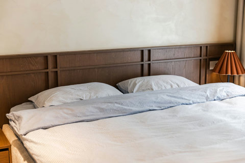 Bedroom 1 with a double bed