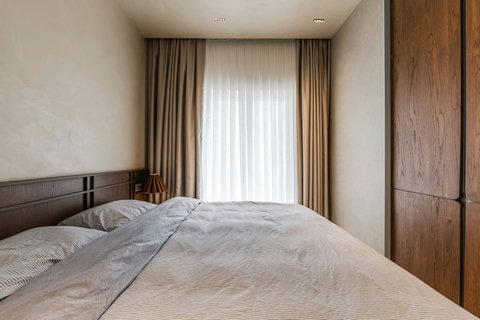 Bedroom 1 with a double bed