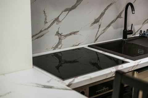 Fully-equipped kitchen details