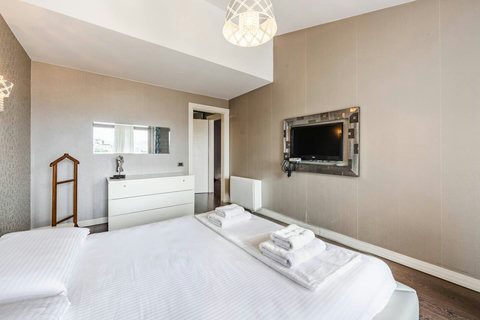 Bedroom 1 with a double bed (located on the first floor)