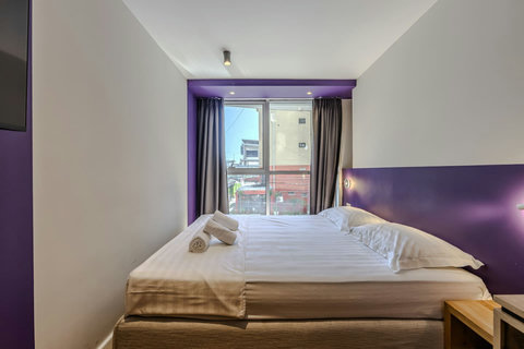 Bedroom with a double bed