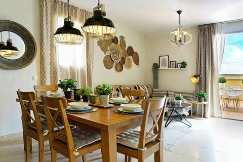 Unwind in your stylish Tenerife living room with panoramic vibes

